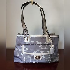 Coach silver/grey Bag